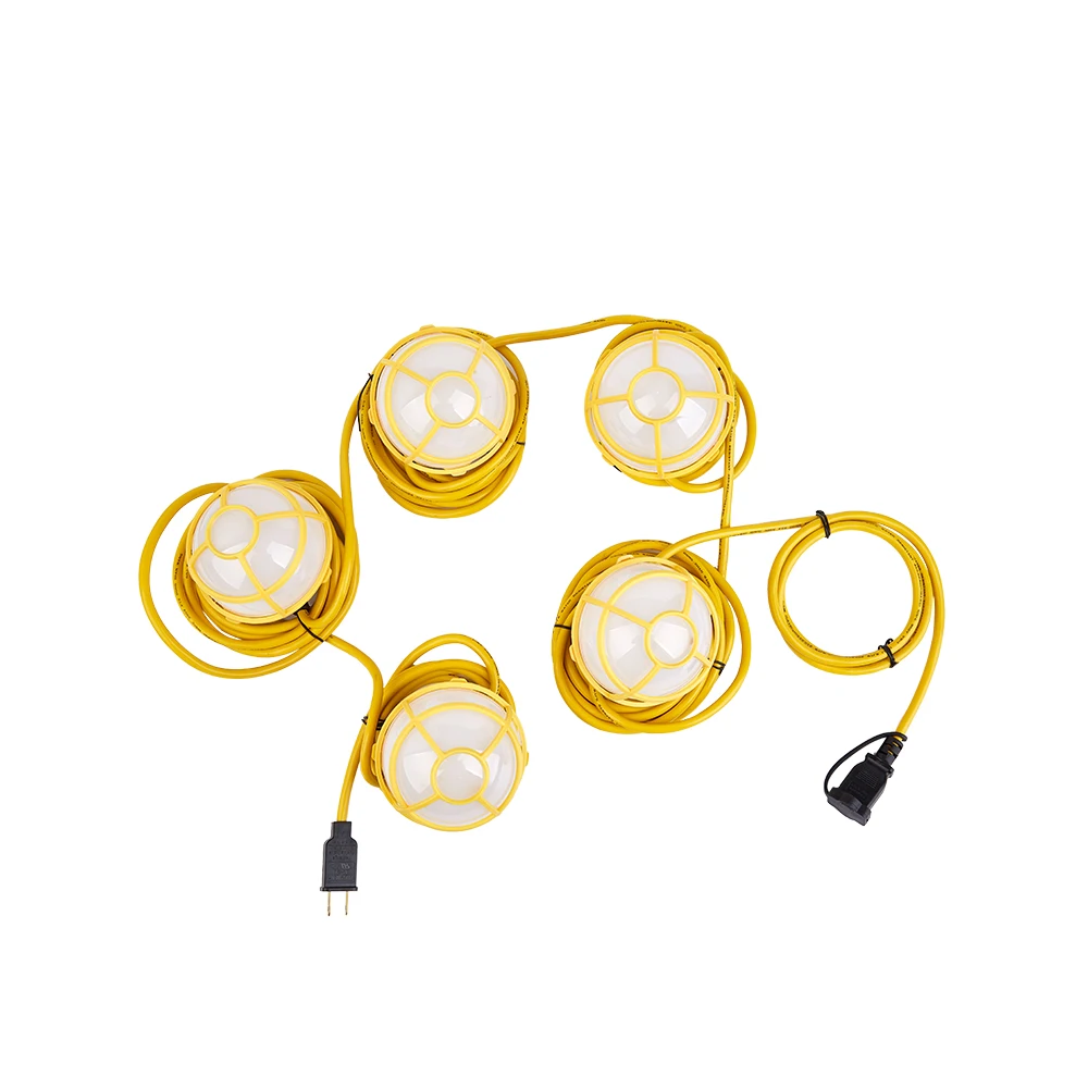 Industrial Led String Light ip65 Waterproof Construction Custom Outdoor Garden String Work 40W 80W Ball Led String Lights