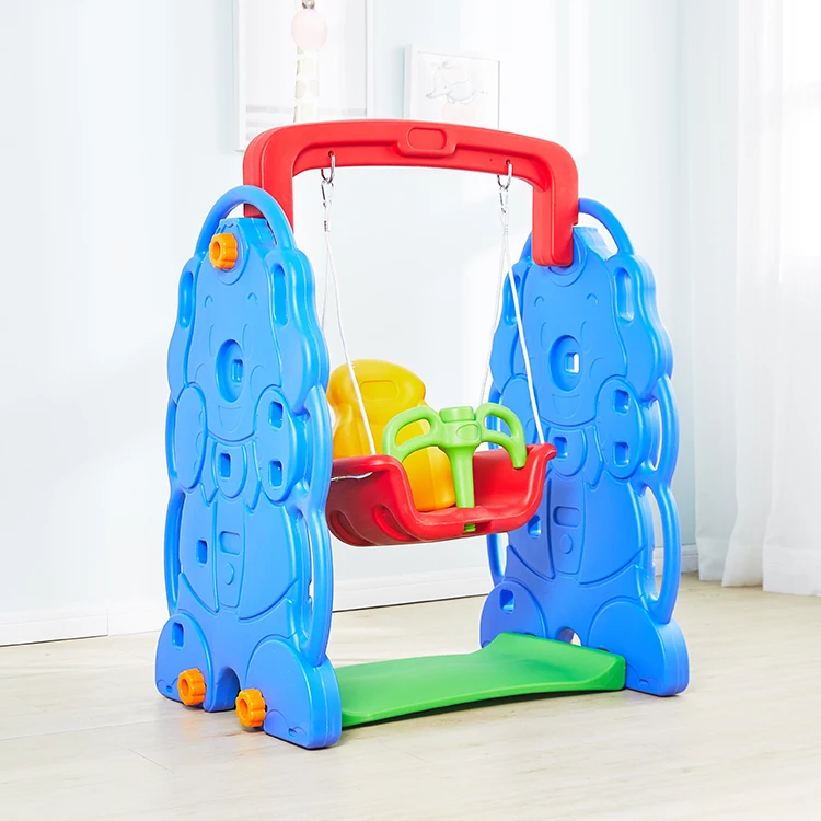2022 Fashion Multifunctional Plastic Basketball Baby Indoor Children Plastic Swing Set