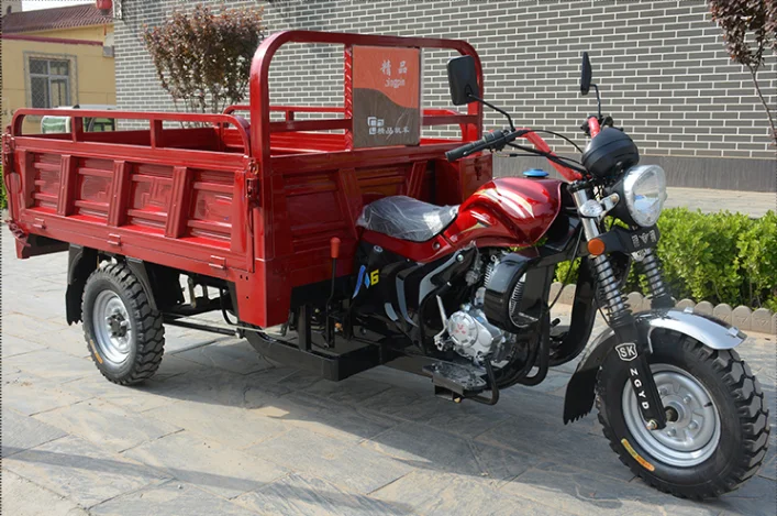 Новый стиль 250cc трехколесный мотоцикл пассажирский и грузовой топливо бензин три колеса