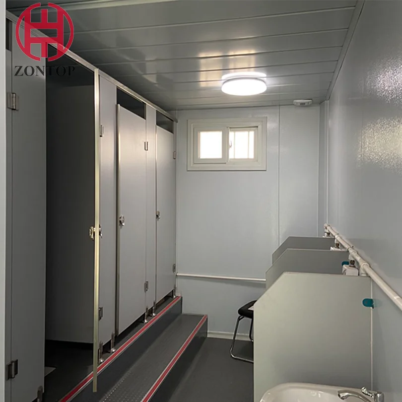 
China new design 3 bedroom prefabricated modular house homes Fast Build Light Steel prefab living container house 