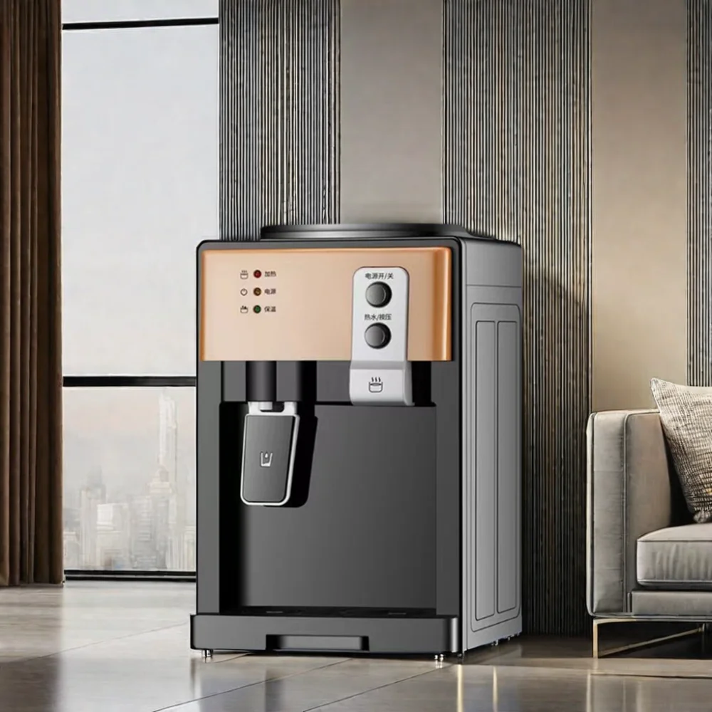 Free Standing Electric Hot & Cold Desktop Water Dispenser Plastic Housing for Household Outdoor Garage Hotel Use Top Load