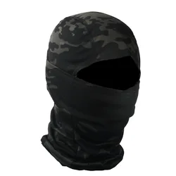 Winter Baclava Ski Mask Breathable Black Custom Logo Print Balaclava Windproof Skull Ski Mask 1 Hole Balaclava Cap Hat