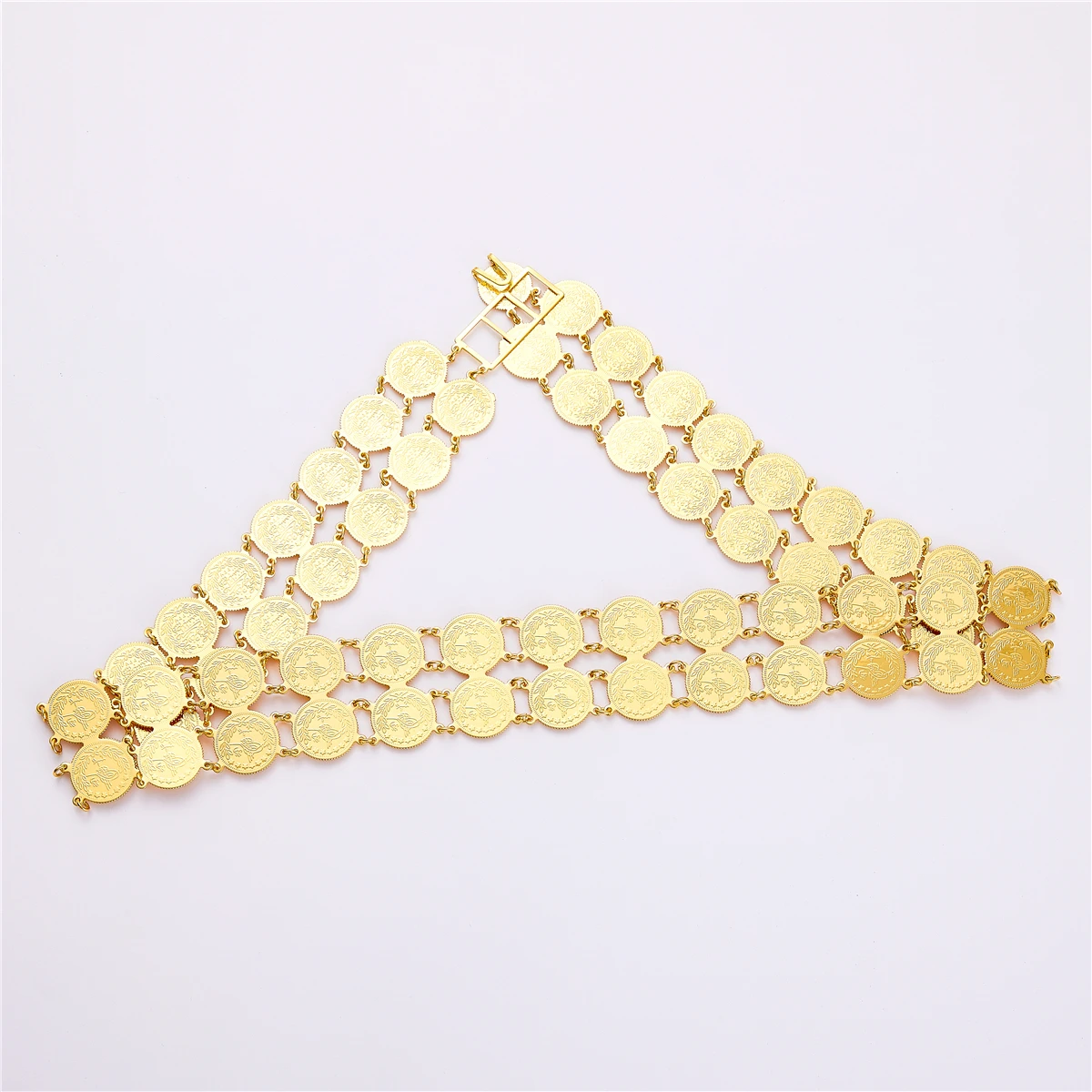 Новинка 2022, регулируемый длинный женский пояс с позолоченным металлом