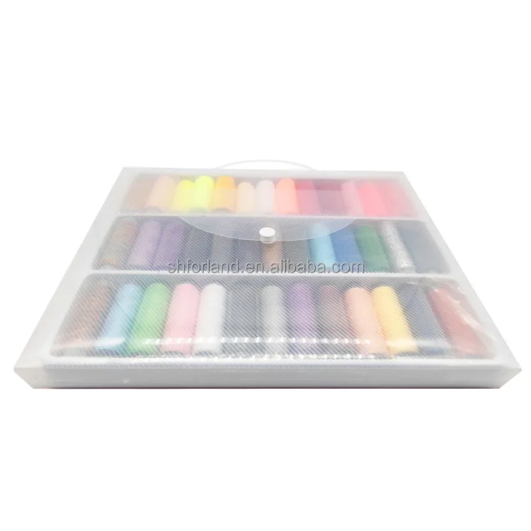 Высококачественная швейная нить, 39 цветов, лидер продаж, набор ручного шитья из полиэстера, 200 ярдов, пряжа из полиэстера se