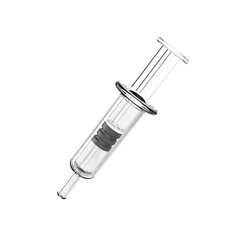 
High quality co2 oil filling syringe CBD oil glass syringe with 1ml 