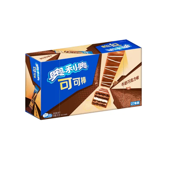 Cocoa bar  dark chocolate flavor  coated wafer biscuits  casual snacks Dim sum 313.2g Mixed Flavors
