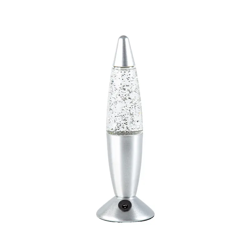 Modern Style Glass Bottle Holiday Gift Lava Night Light Custom Shape Novelty Lava Plasma Ball Lamp