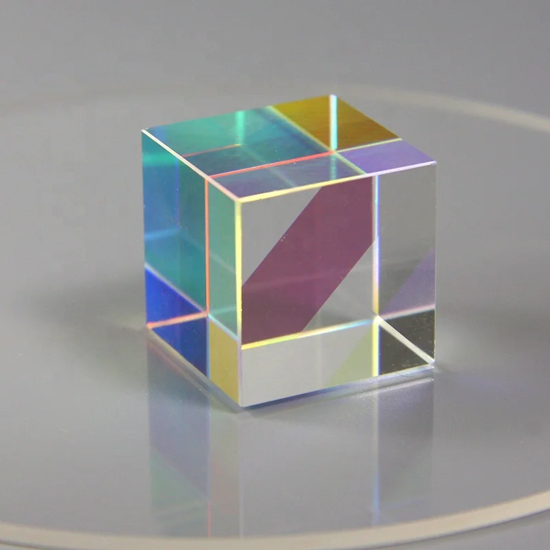 Optical beam splitter B270 K9 BK7 glass prism dichroic coating 30x30x30 20*20*20