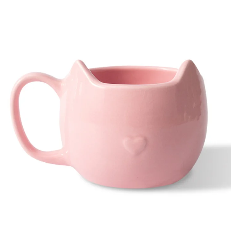 fashion creative 3d cat ceramic mug cup