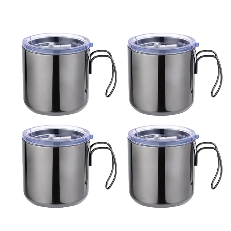 Заводская винная кружка набор из нержавеющей стали Изолированная бутылка для напитков 10 унций кофе