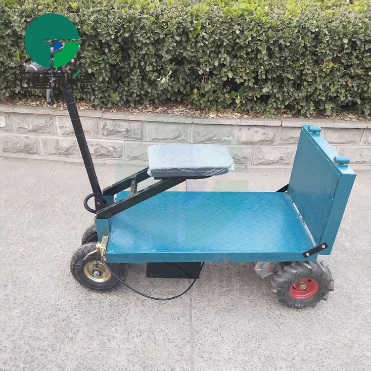 Good quality self propelled electrical battery platform cart