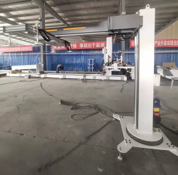 Automatic Pallet Stacking Machine PLC Control Robot Palletizing Packaging Palletizer Machine for Carton Case