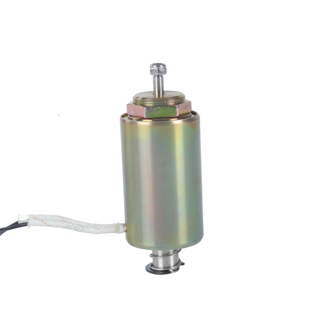Мини 25 мм Длинный линейный соленоид Dc Электрический переключатель трансмиссионный переключатель пневматический нажимной трубчатый соленоид