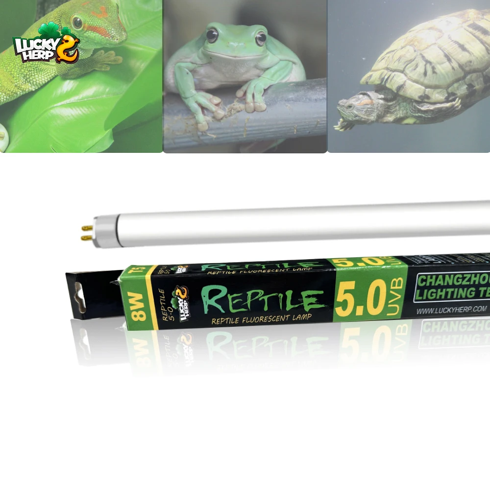 24W Reptile UVB 10.0 Desert Fluorescent Lamp Tube Reptile UVB UVA for bearded dragon