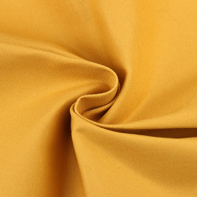 
20x16+70D/116*48 Cotton Spandex Woven Twill Dyed Khaki fabric for Workwear Uniform Pants Garment 