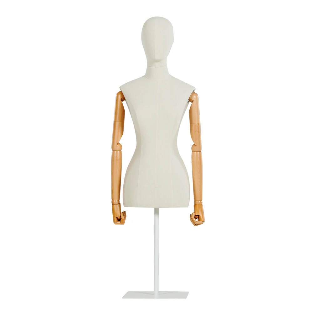 Wholesale Cheap Price Half Body Female Ladies Mannequin Torso With Stand