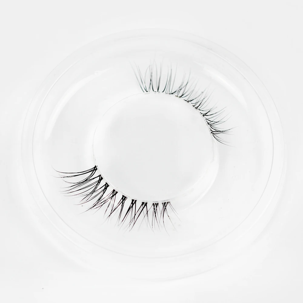 Wholesale NL-01 New Design high quality 3D natural style clear band mink eyelash 100% real mink eyelashes manufacturer
