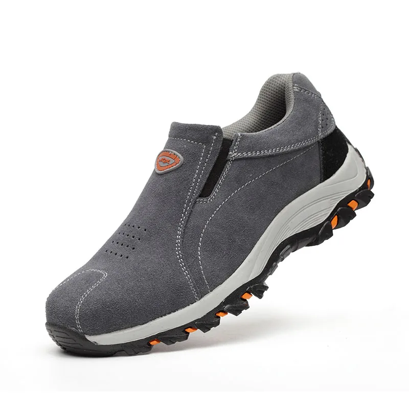 Factory custom new breathable safety shoes, steel toe cap anti-smashing anti-puncture work shoes