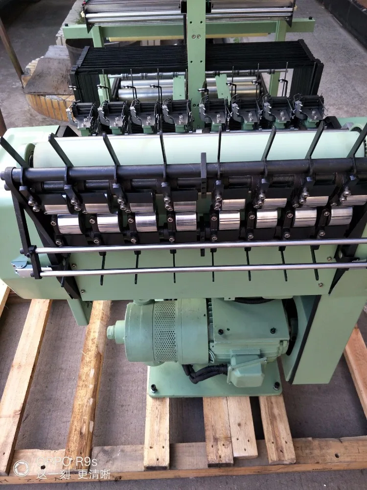 GINYI Ribbon Bra Tape Weaving Needle Loom High Speed Narrow Fabric Knitting Flat Needle Loom Machinery