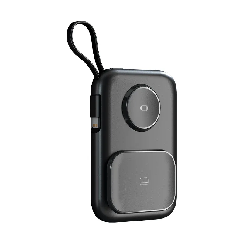 New trend watch 5000 mAh wireless magnetic suction mobile power bank