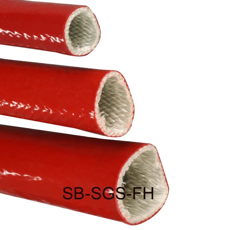 China Professional Manufacturer Insulate Fire Proof Fiberglass Sleeving 260C