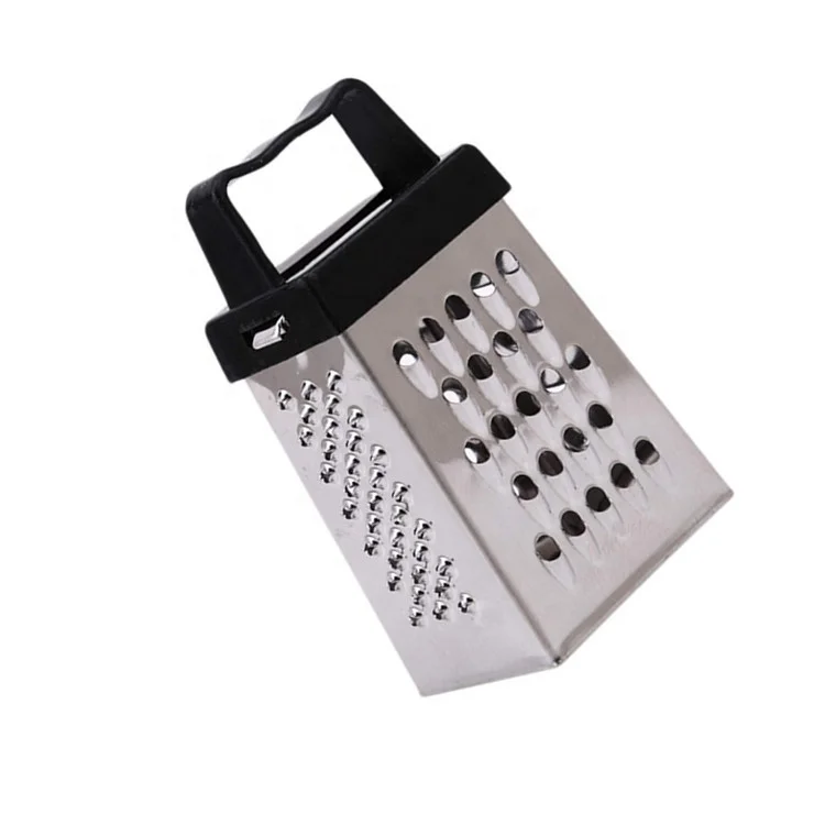 Stainless steel mini chocolate four sided planer plastic handle food garlic mini grater