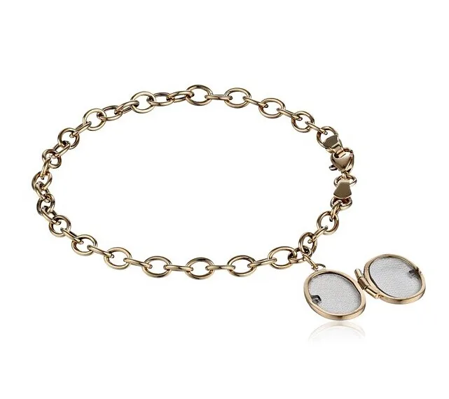 925 Sterling Silver Stopper Safety Chain Bead Charm For European Charm Bracelets