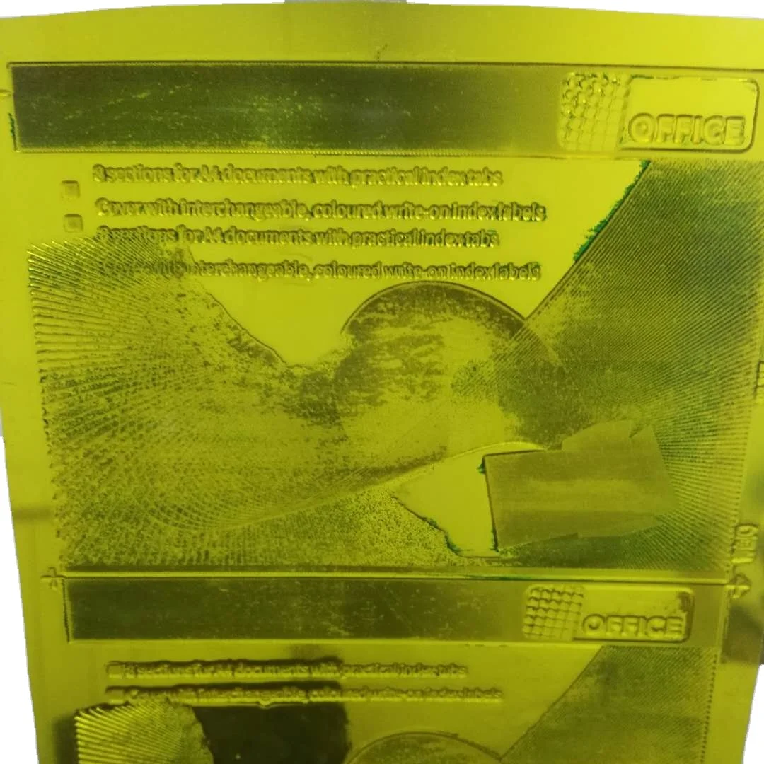 0.58mm water washable photopolymer  plates for letterpress