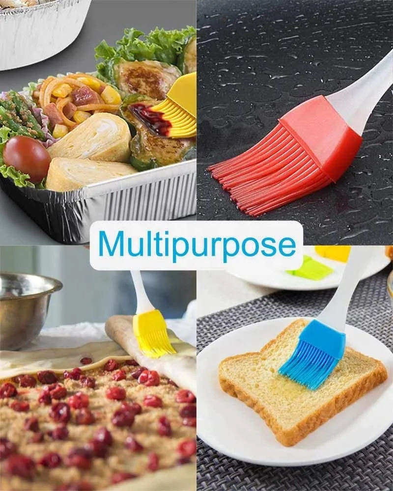 BPA Free Butter Spread Marinades Baste BBQ Silicone Basting Pastry Brush Oil