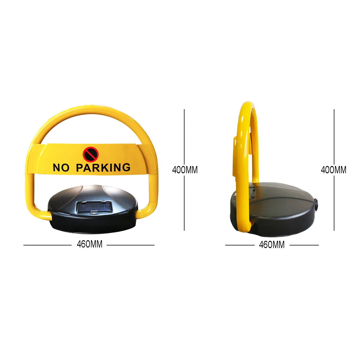 Durable Car Parking Space Blockers With Waterproof Solar Remote Control Parking Lock