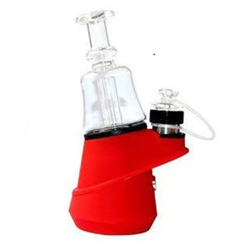 2021 Portable 2600mAh Smoking Pipe Wax Dab Vaporize Wax Vapor Mod Travel Kit Ceramic Dry Herb Vaporizer