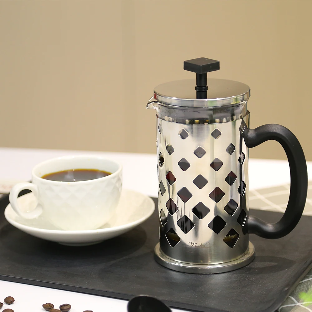 Double layer Filtration Customized Stainless Steel Inner Parts Tea Maker Plunger Suitable For Any Occasion Glass French Press