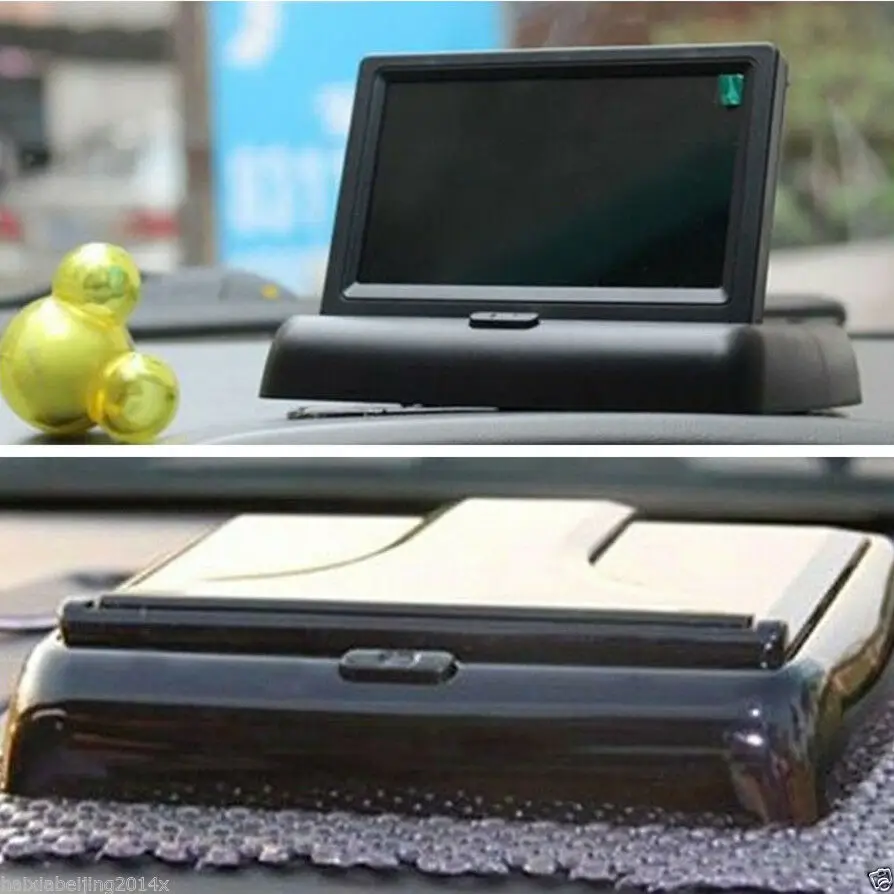 Hot-selling  LCD with HD Rear View Digital Display NTSC PAL Car  4.3 Inch Wired Portable Monitor