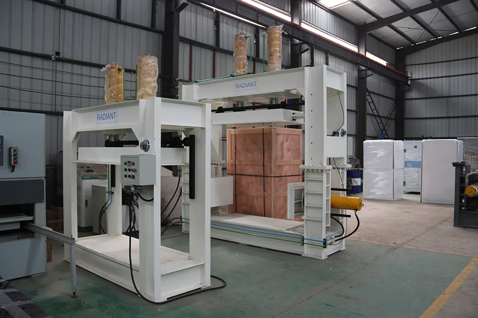 Saga HF curved plywood press for furniture of fast gluing