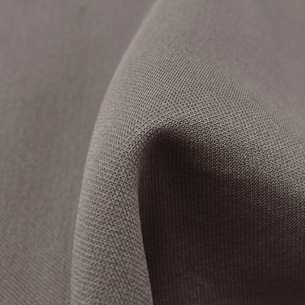 Cotton imitation air layer double knitted pique spandex polyester Space scuba fabric for Coat