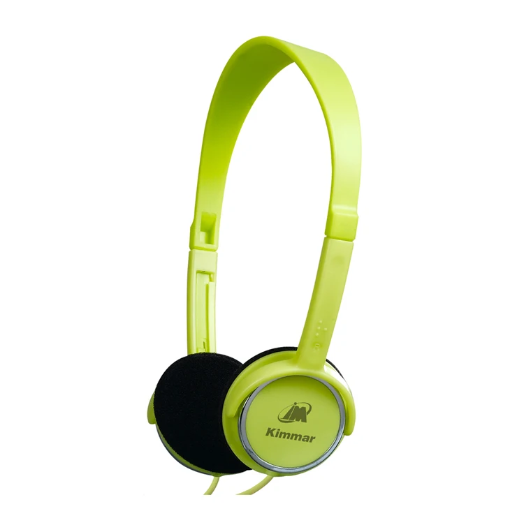 Discount 30mm speaker wired on-ear headsets for aviation/conference/education use,with color/logo/package customised