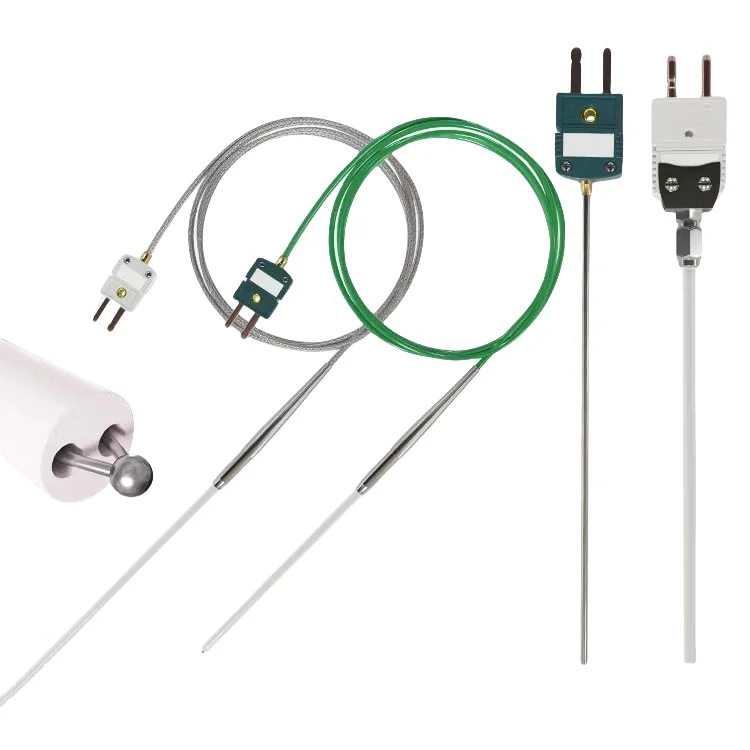 Customized C/D type thermocouple Pt-Rh Temperature sensor Type b r s for furnace oven corundum tube