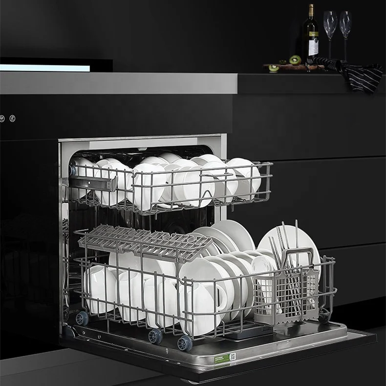 High efficiency Stainless Steel Kitchen Dish Washers China Factory Dishwasher Machine Double-sided sink Dishwasher