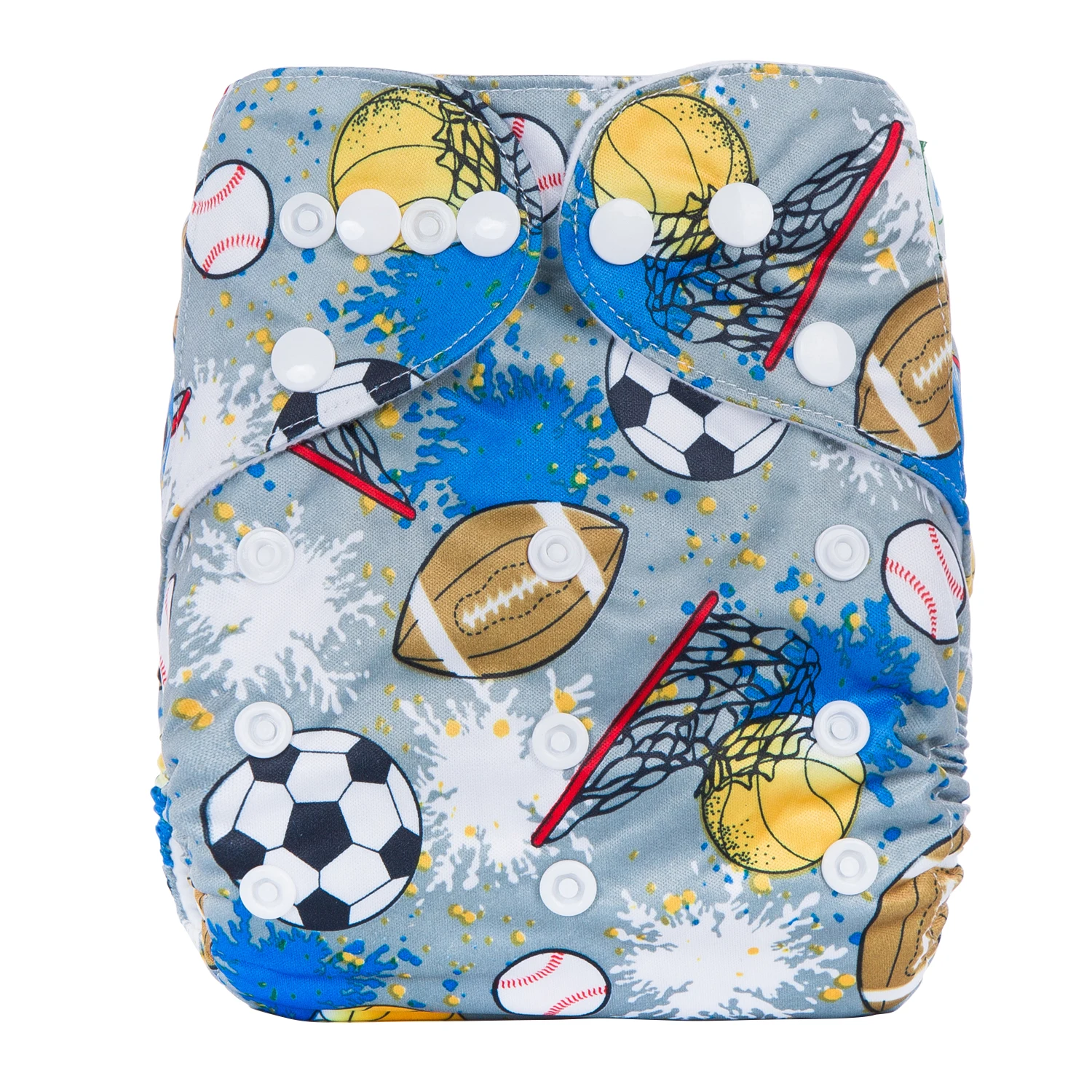 Modern One-Size-Fits-All Pocket Cloth Diaper Reusable Baby Washable Nappies Plain Color OSFA-Modern Cloth Nappies MCN