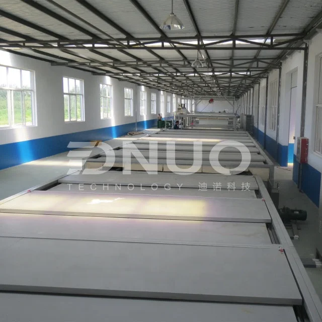 FRP fiberglass gel coat flat sheet production line