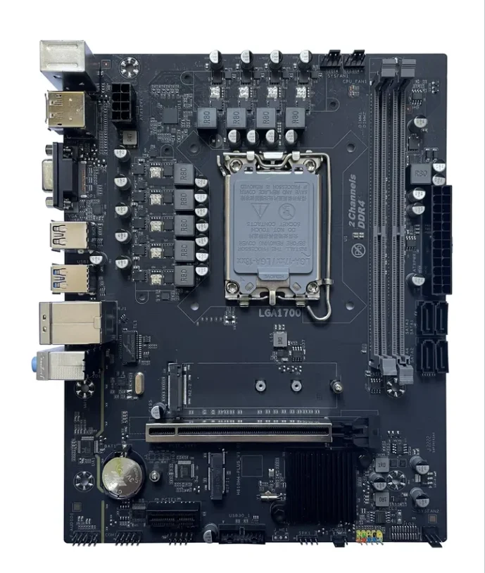 desktop Motherboard H610  chipset LGA1700 socket  DDR3 Memory support core i3 i5  i7 i9