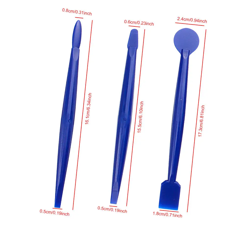 21pcs Pro Vinyl Wraps Applicator Tool Kit Window Tint Film Car Wrapping Tools Felt Squeegees Plastic Scraper Wrap Knife