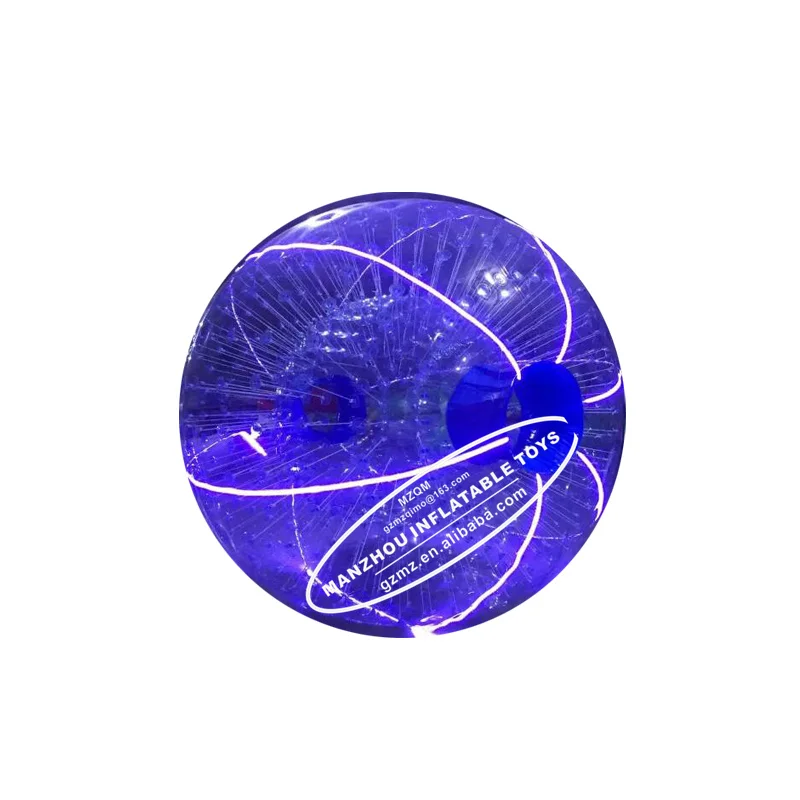 Custom LED PVC Inflatable Zorb Ball Outdoor Adult Inflatable Aqua Zorbing Ball