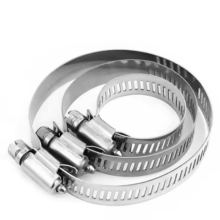 304 Stainless Steel Pipe Clamp Ring Durable and Corrosion Resistant Hand Screw for Water Pipe Gas Burner Waterproof Washers