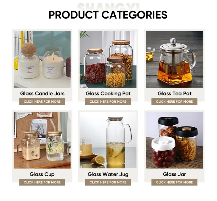 Glass teapot set household tea set glass water pitcher with filter transparent high borosilicate glass pitcher