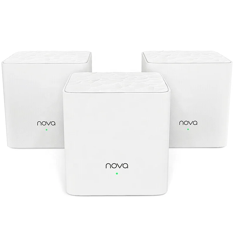 Tenda Nova MW3 three packs Mesh Wireless Wifi Router AC1200 Dual-Band for Whole Home Wifi Wireless Bridge Repeater
