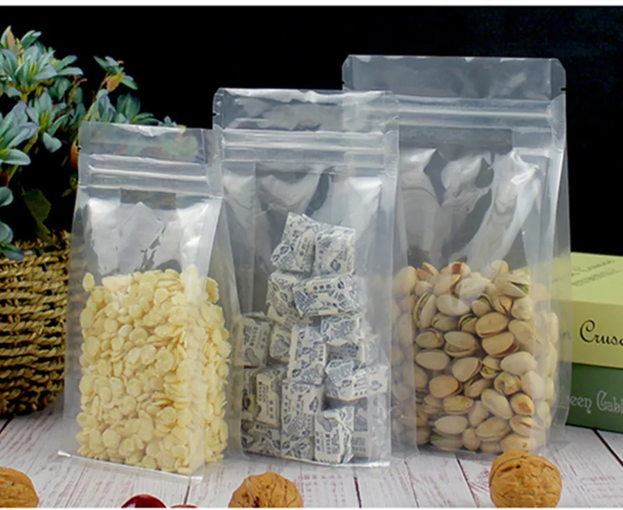 2024 Water proof private label plastic custom zip lock bags for t shirts 16x26cm