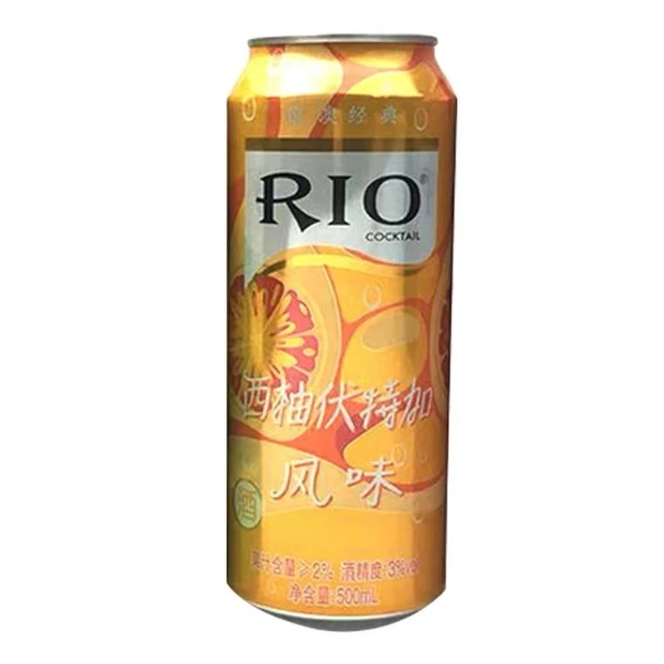 Wholesale Rio Refreshing Grapefruit Flavored Vodka Cocktail 500ml Artificial Fruit Flavored Alcoholic Drink Cocktail