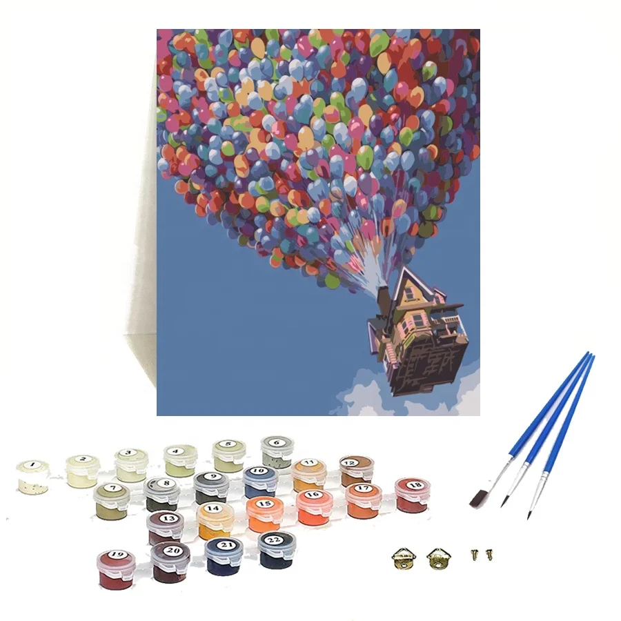 Dropshipping Factory Diy Paint by Numbers Malen nach Zahlen Custom Canvas Painting by Numbers for Adults Home Decoration