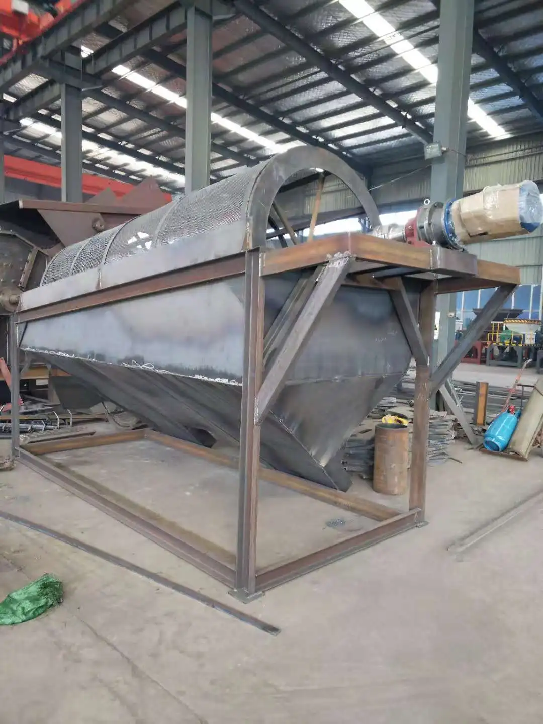 small rotary vibration sieve filter for compost animal feed compost additive sand powder sifting